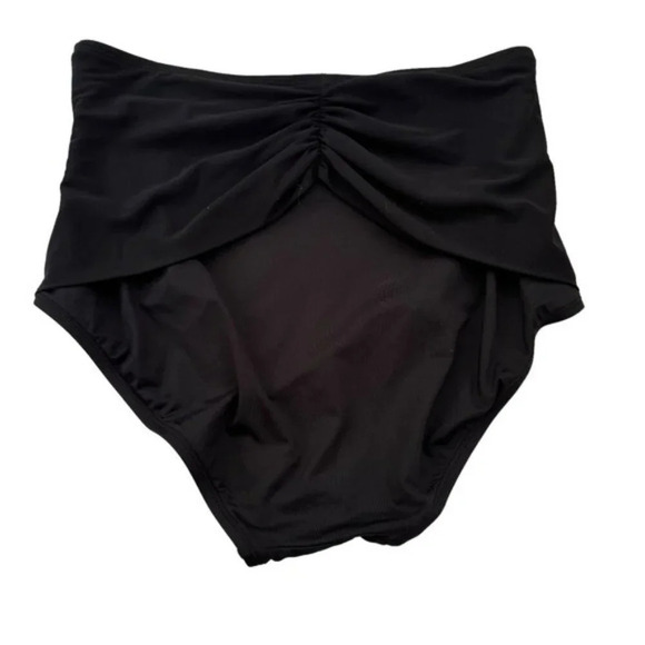 Coco Reef Diva Mesh High Waist Bikini Bottoms Black Size XL NWT - Picture 5 of 12